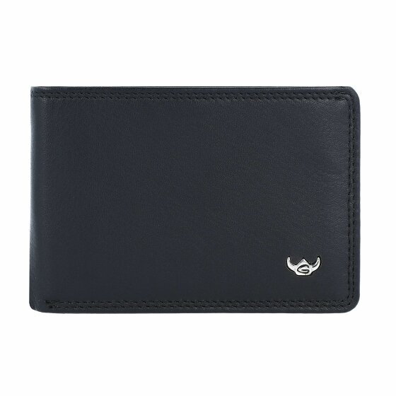 Golden Head Polo Wallet RFID Leather 10 cm schwarz