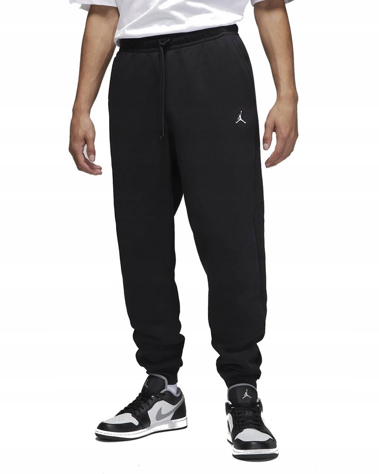 Spodnie Nike Air Jordan Męskie L Dresowe Jumpman Fleece Czarne