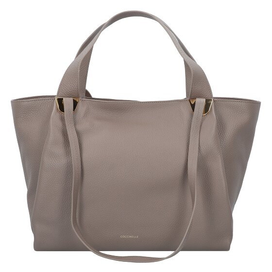 Coccinelle Oliver Shopper Bag Skórzany 35 cm warm taupe