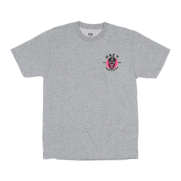 Battle Panther Classic Tee - Heather Grey Obey