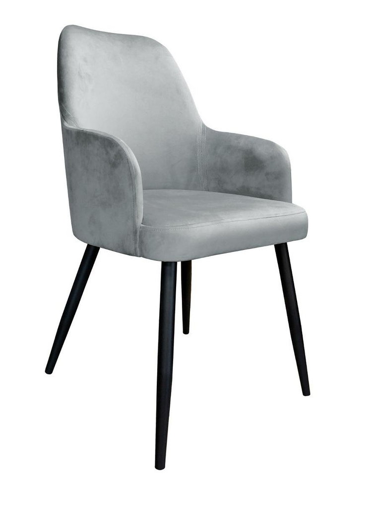 Krzesło ATOS Westa MG17, szaro-czarne, 88x65x53 cm