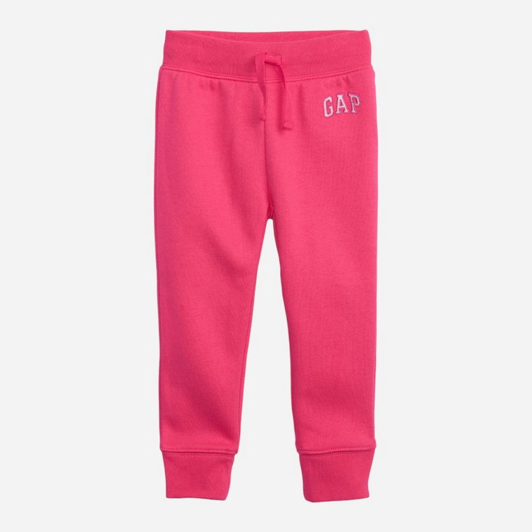 Sportowe spodnie joggery dziecięce dziewczęce GAP 688170-02 99-107 cm Różowe (1200002933927). Spodnie dresowe dziewczęce