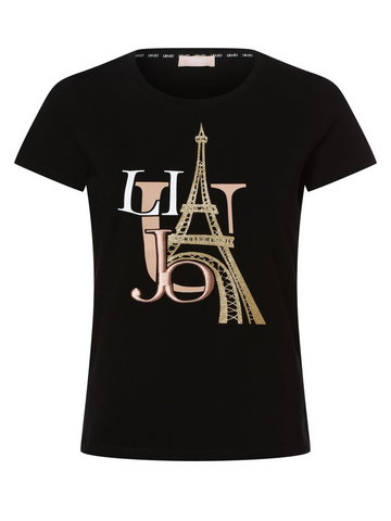 Liu Jo Collection - T-shirt damski, czarny
