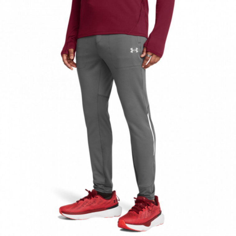 Męskie spodnie treningowe Under Armour UA Vanish Cw Fitted Pant - szare