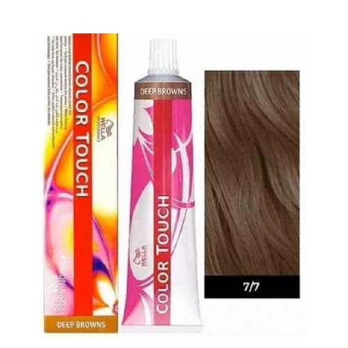 Farba do włosów bez amoniaku Wella Professionals Color Touch Deep Browns 7/7 60 ml (8005610529400). Farby do włosów