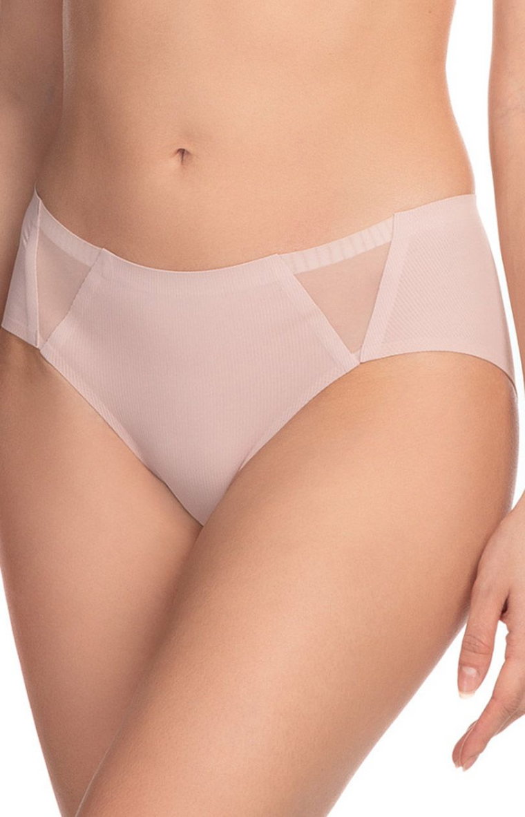 Beżowe figi damskie bikini L-POL5022BI-06, Kolor beżowy, Rozmiar L, LAMA