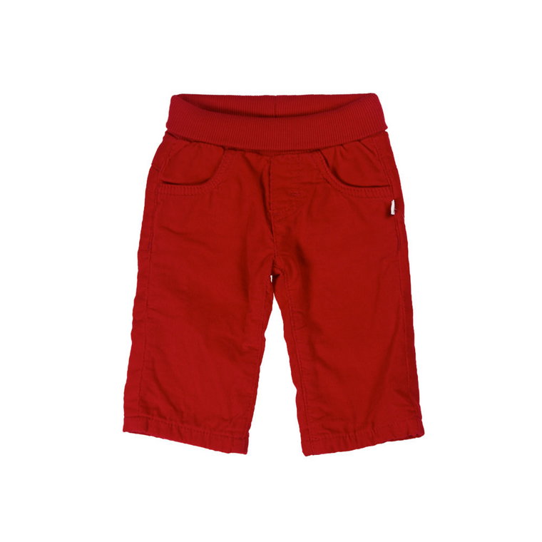 Dziecięce długie spodnie, czerwony, rozmiar 86