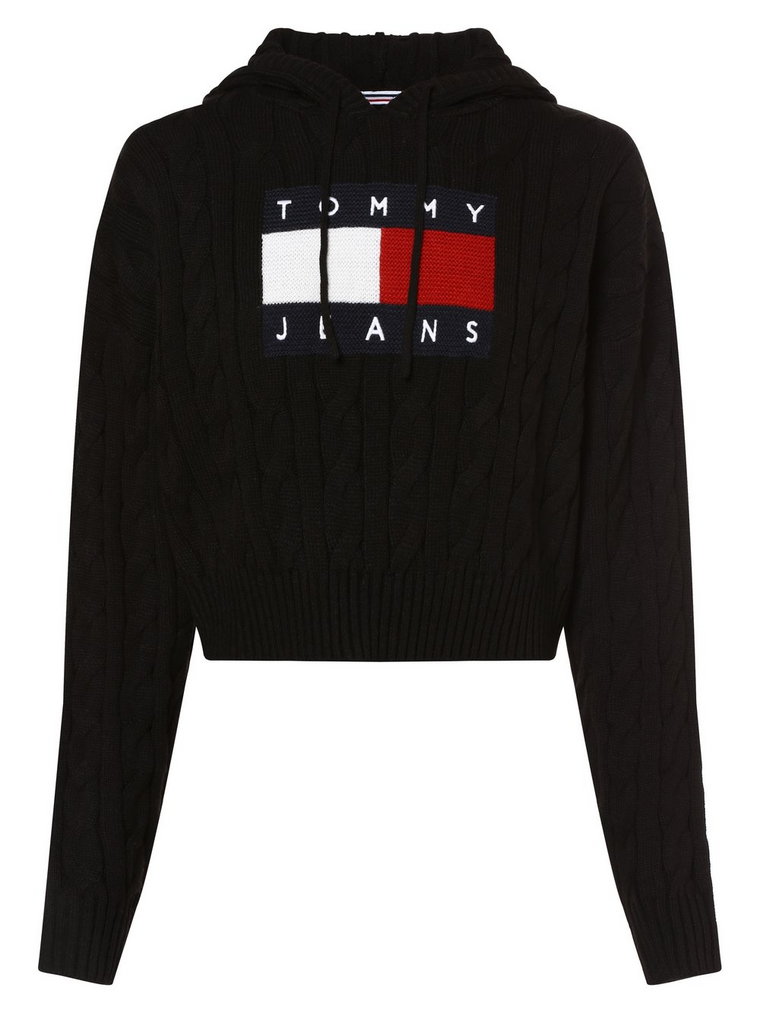 Tommy Jeans - Sweter damski, czarny