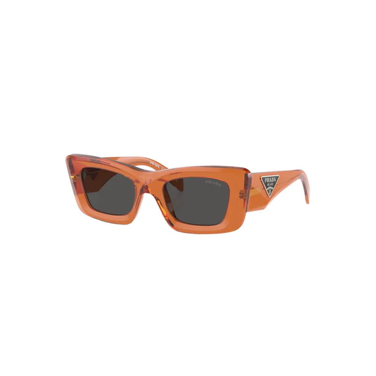 Cat-Eye Transparent-Frame Okulary przeciwsłoneczne Prada