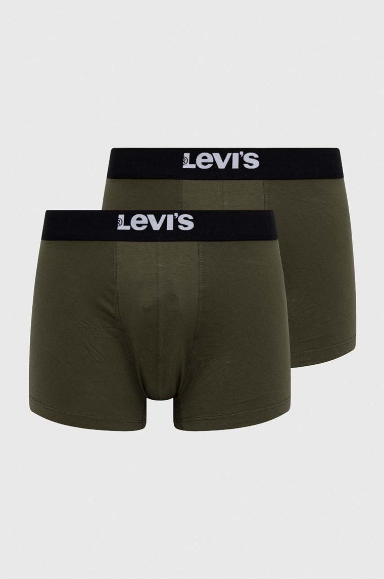 Levi's bokserki 2-pack męskie kolor zielony