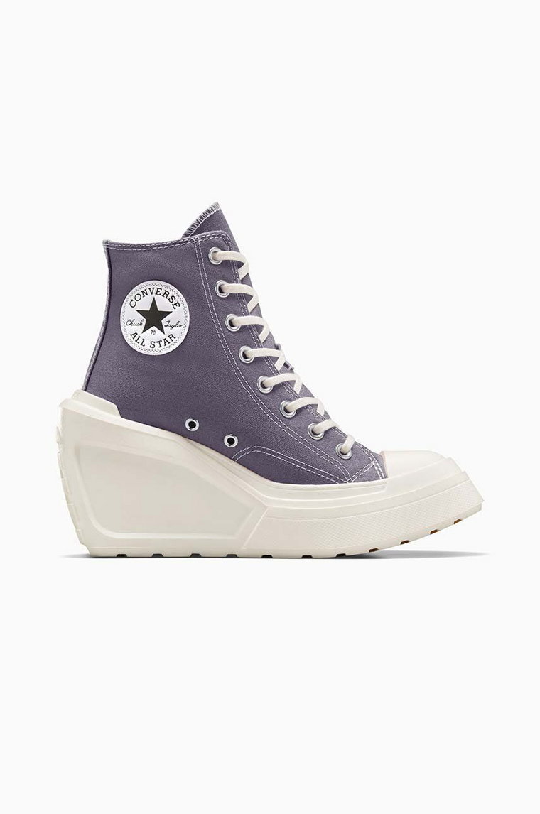 Converse trampki Chuck 70 De Luxe Wedge Platform damskie kolor fioletowy A08282C