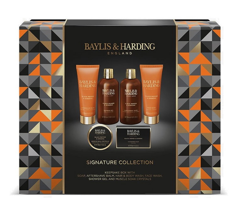 Baylis&Harding Black Pepper & Ginseng Men's Luxury Shower & Prep Gift Set