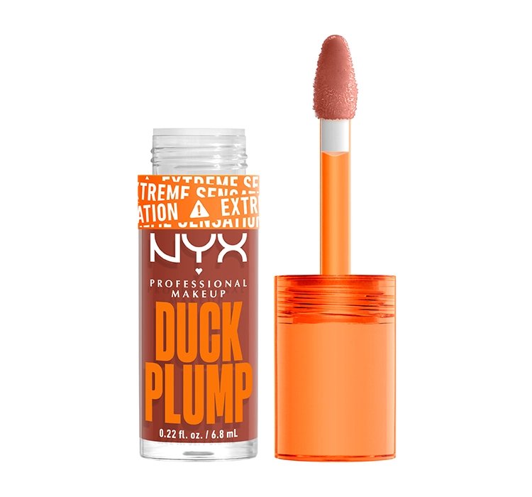 NYX PROFESSIONAL MAKEUP DUCK PLUMP POWIĘKSZAJĄCY BŁYSZCZYK DO UST 05 BROWN OF APPLAUSE 7ML