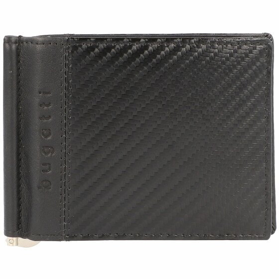 bugatti Comet Credit Card Case RFID Leather 11,5 cm schwarz