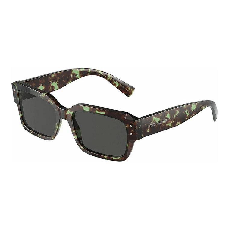 Stylowe okulary przeciwsłoneczne w zielonej Hawanie Dolce & Gabbana