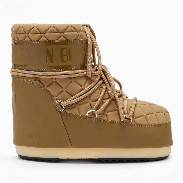 Śniegowce damskie Moon Boot Icon Low Quilt caramel