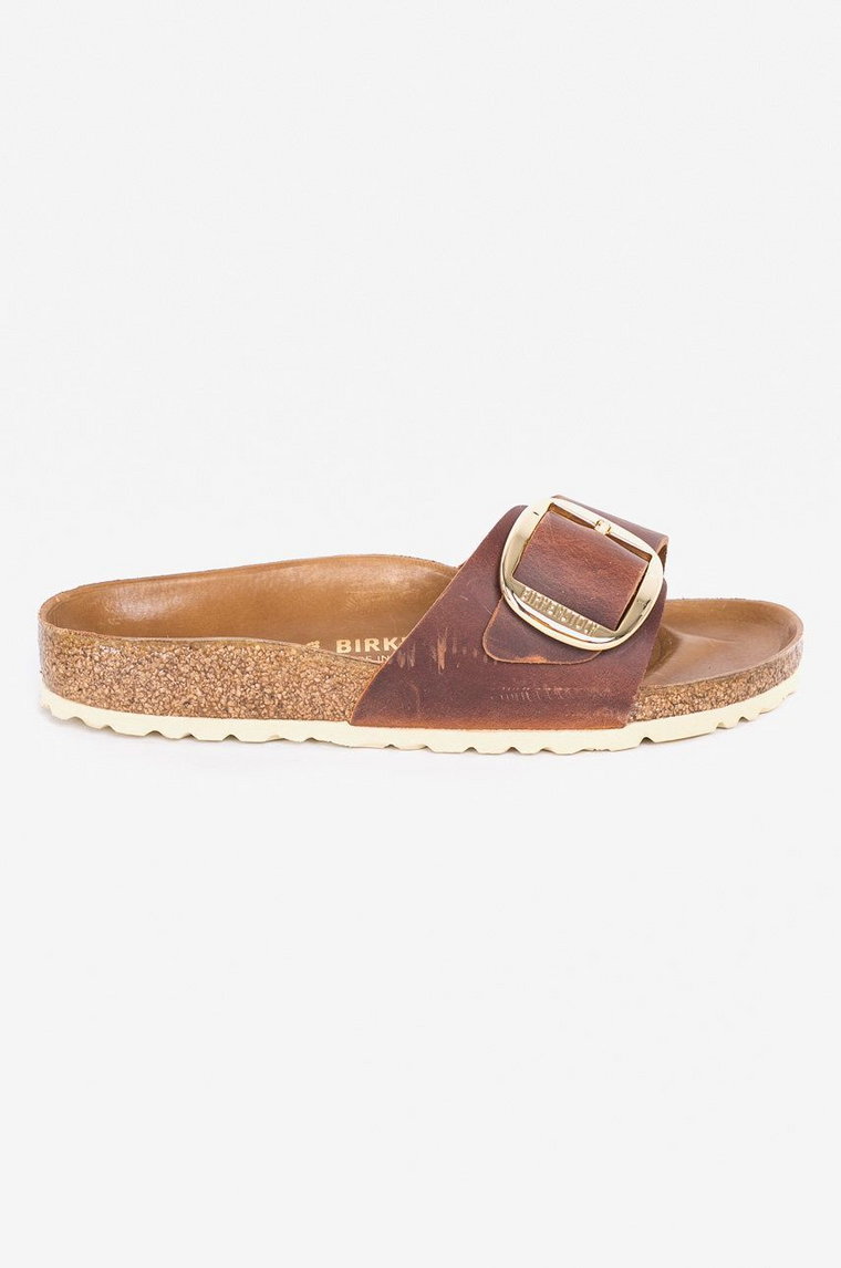 Birkenstock - Klapki Madrid Big Buckle 1006525 1006525-Cognac