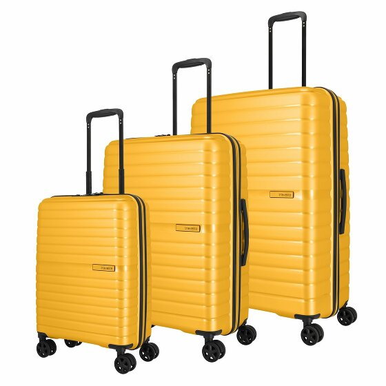 Travelite Trient 4 kółka Zestaw walizek 3-części gelb
