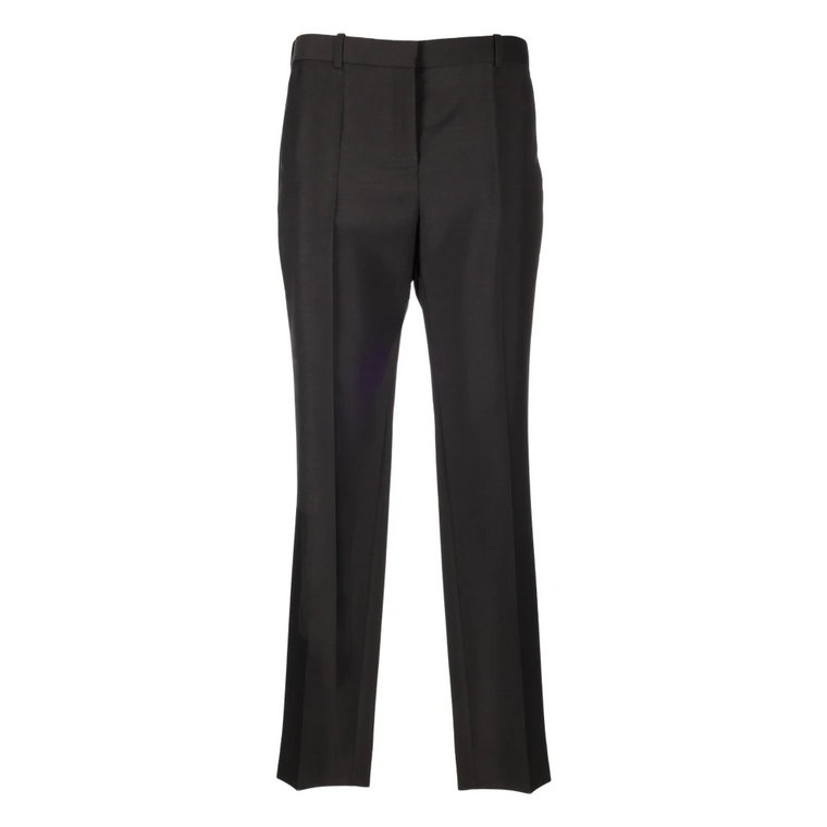 Czarne zimowe spodnie z wełny Givenchy
