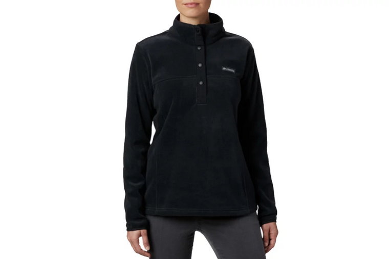 Columbia Benton Springs 1/2 Snap Pullover 1860991010, Damskie, Czarne, polary, poliester, rozmiar: L