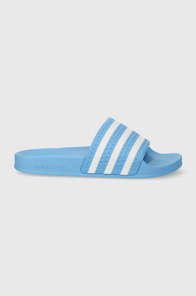 adidas Originals klapki Adilette damskie kolor niebieski IE3049