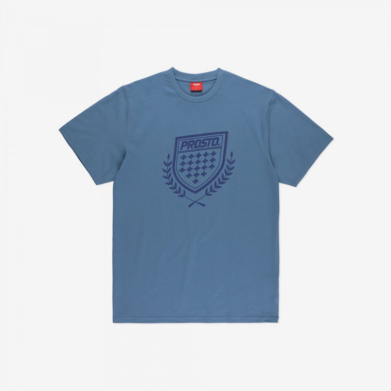 Męski t-shirt z nadrukiem Prosto Tronite - niebieski