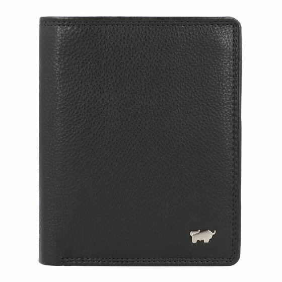 Braun Büffel Skórzany portfel Golf Edition 9 cm schwarz