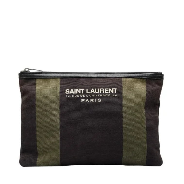 Pre-owned Canvas handbags Yves Saint Laurent Vintage