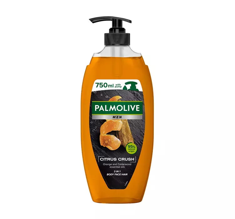 PALMOLIVE MEN CITRUS CRUSH ŻEL POD PRYSZNIC 3W1 DO CIAŁA, TWARZY I WŁOSÓW 750ML