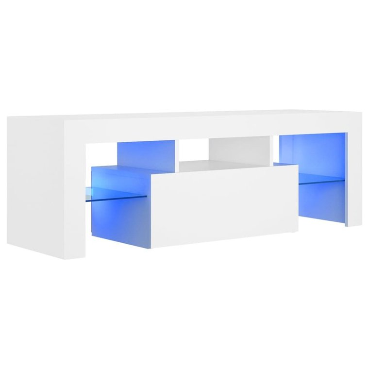 Szafka TV LED RGB 120x35x40cm biała