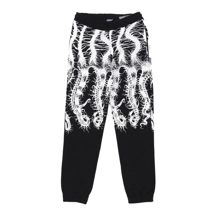Czarne Roots Sweatpants Streetwear Octopus