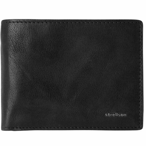 Strellson Jefferson BillFold H8 Wallet Leather 12 cm black