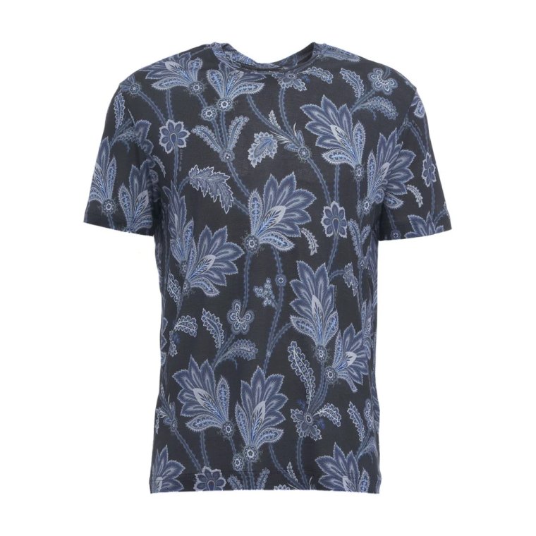 Paisley Print Crew Neck T-shirt Etro