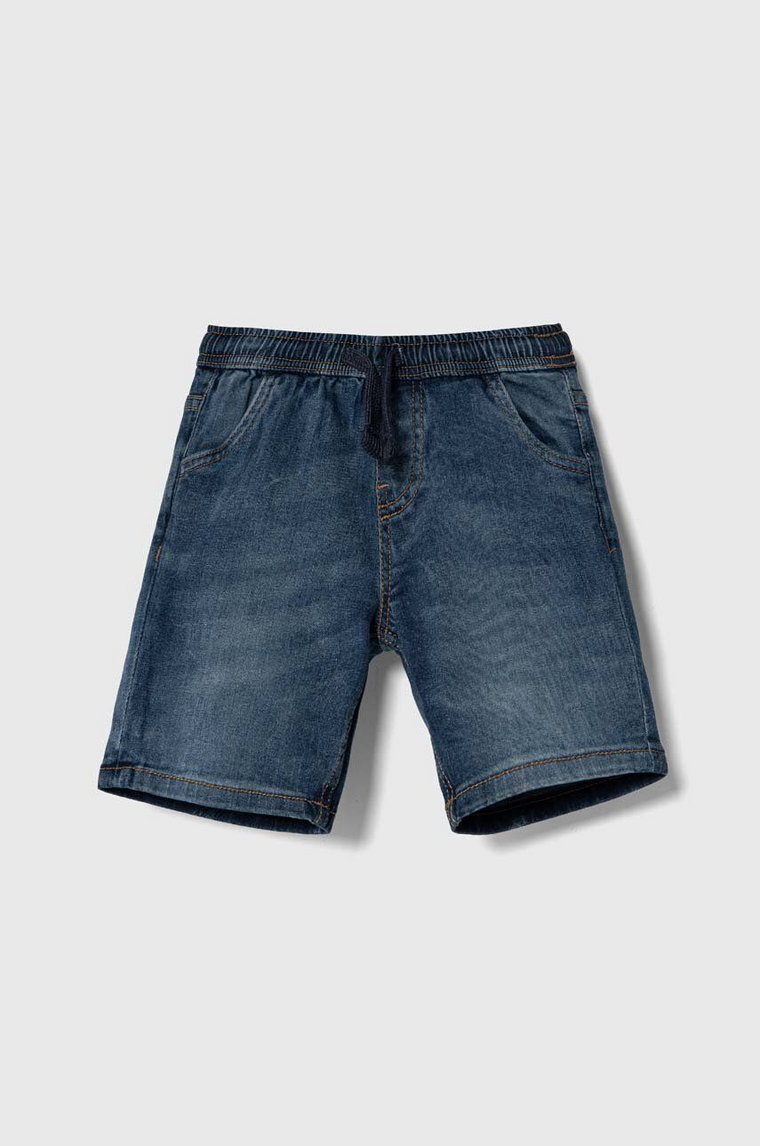 zippy szorty jeansowe dziecięce kolor niebieski regulowana talia