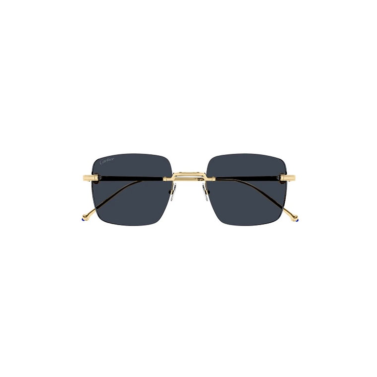 Metalowe okulary przeciwsłoneczne Ss23 dla kobiet Cartier