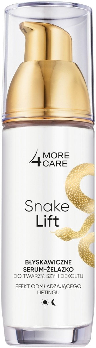 More 4 Care Snake Lift Błyskawiczne serum-Żelazko do twarzy, Szyi i Dekoltu