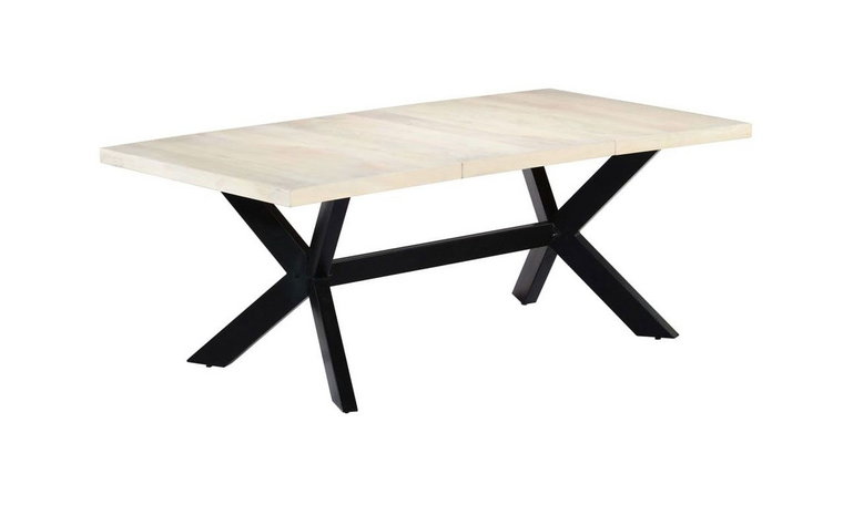 Stół z drewna mango Kalis 4X  biały