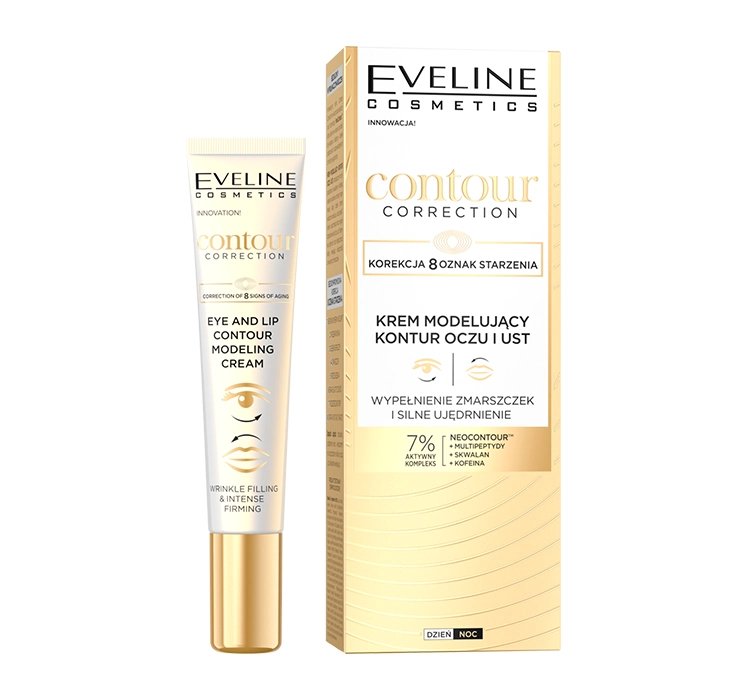 EVELINE CONTOUR CORRECTION KREM MODELUJĄCY KONTUR OCZU I UST 20ML