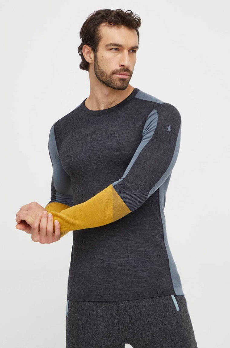 Smartwool longsleeve funkcyjny Intraknit Thermal Merino kolor szary