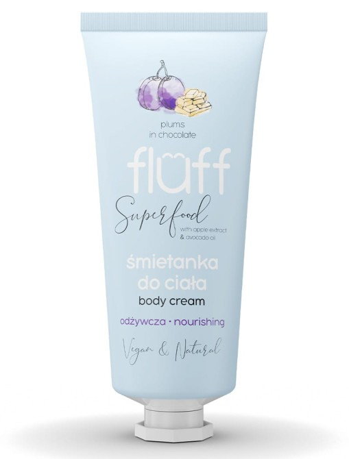 Fluff Body Cream śmietanka do ciała odżywcza Śliwki w Czekoladzie 150ml