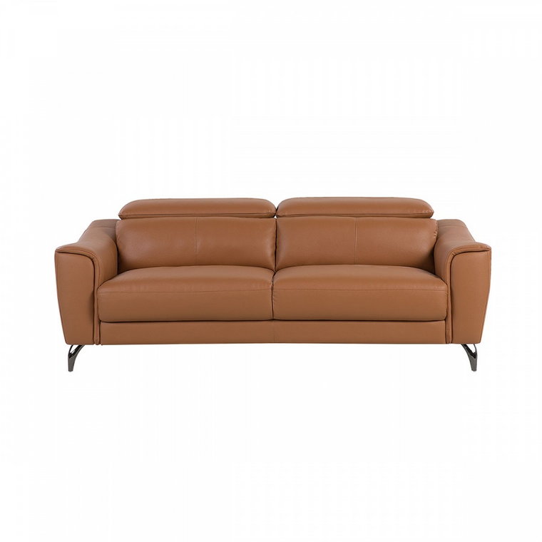 Sofa skórzana złoty brąz NARWIK kod: 4251682204002
