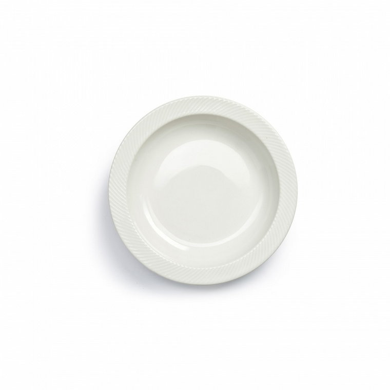 talerz do serwowania, biały, ceramika, śred. 30 cm kod: SF-5017884