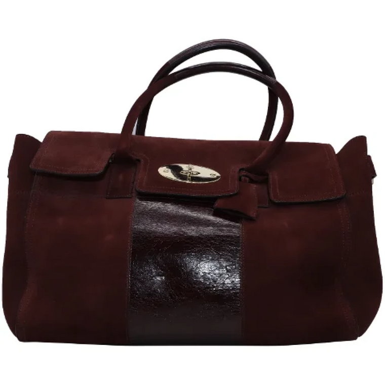 Pre-owned Suede totes Mulberry Pre-owned