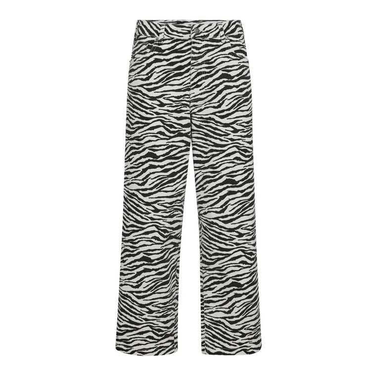 Zioncc Zebra Crop Pant Co'Couture