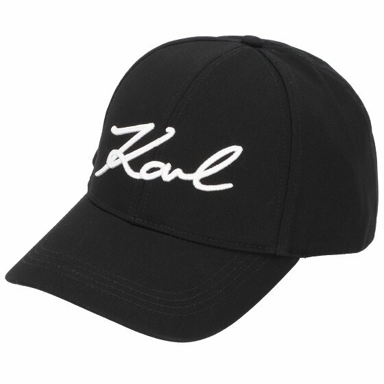Karl Lagerfeld Signature Baseball Cap 27 cm black