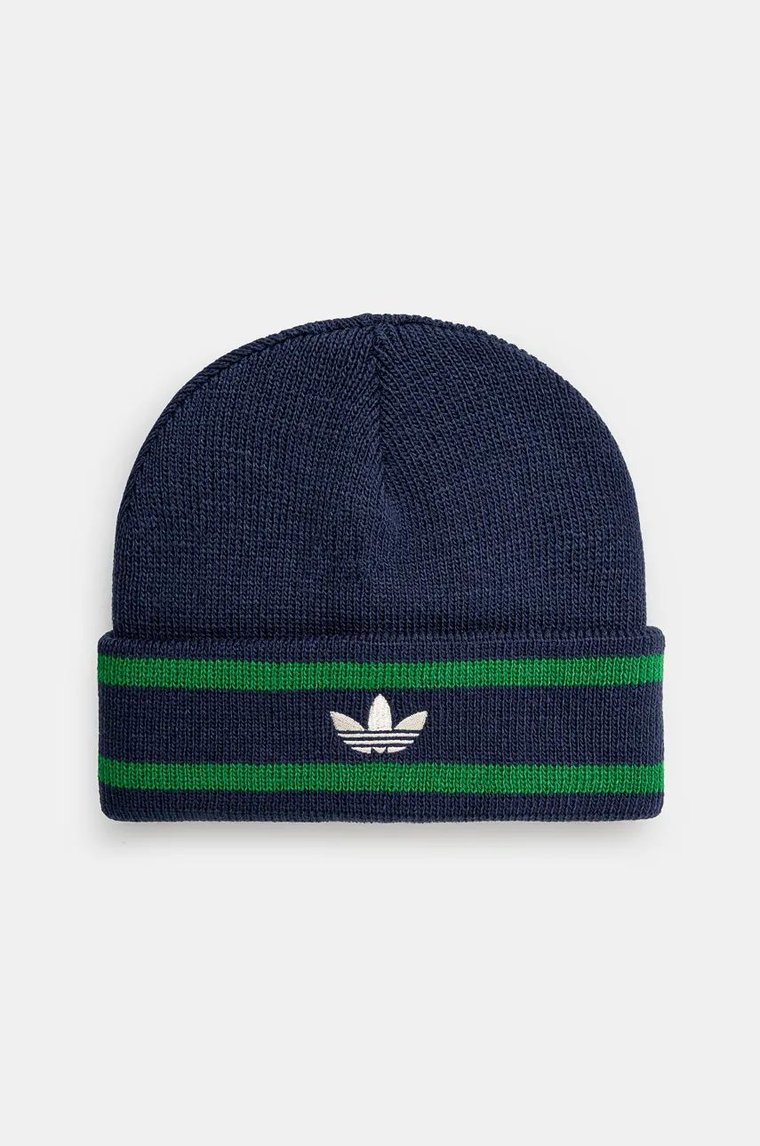 adidas Originals czapka Beanie kolor granatowy  JL9569