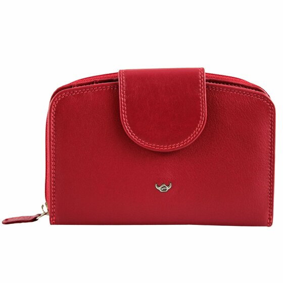 Golden Head Polo Wallet RFID Leather 14,5 cm rot