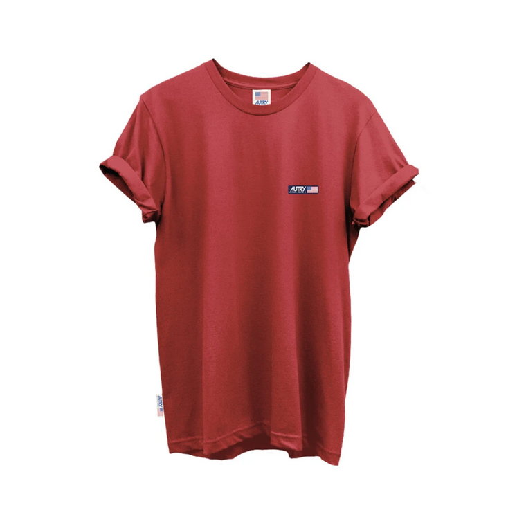 Autry Tsim401R Czerwony T-Shirt Męski Autry