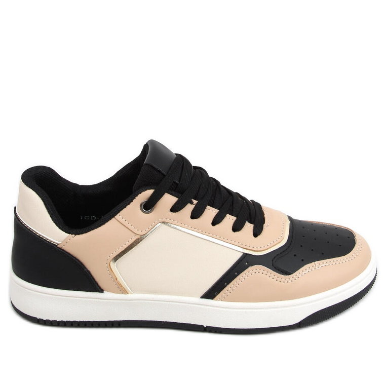 Sneakersy damskie Izzie KHAKI/BLACK czarne wielokolorowe