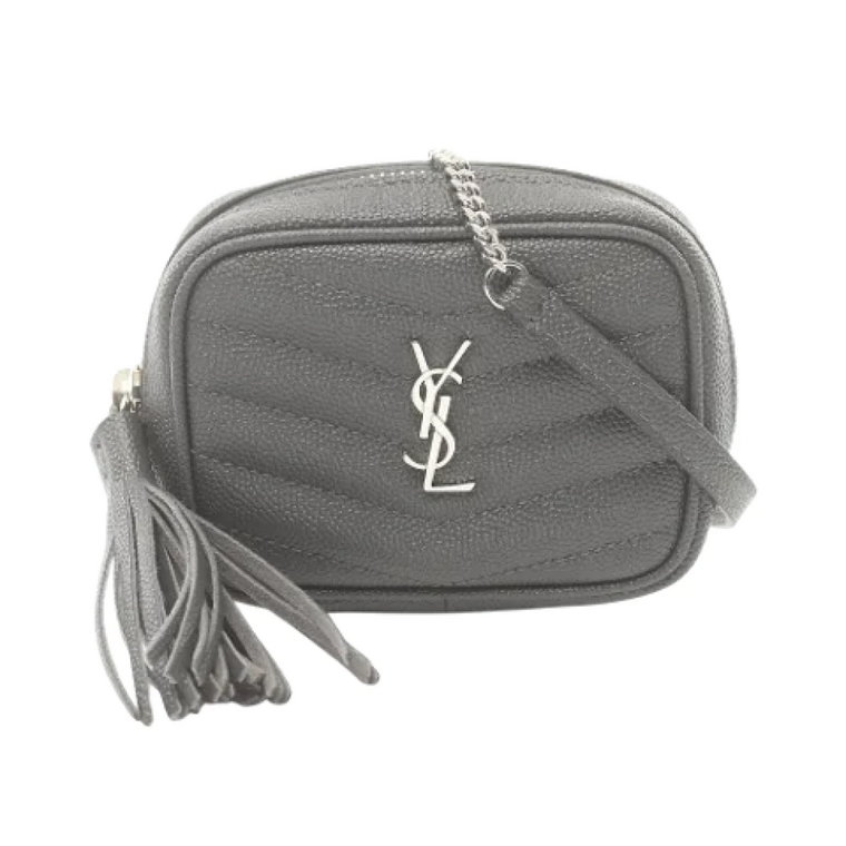 Pre-owned Leather shoulder-bags Yves Saint Laurent Vintage